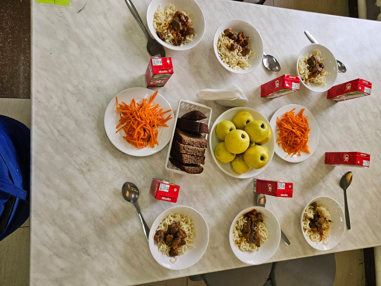 Тағамдардың фотосуреті және мәзір