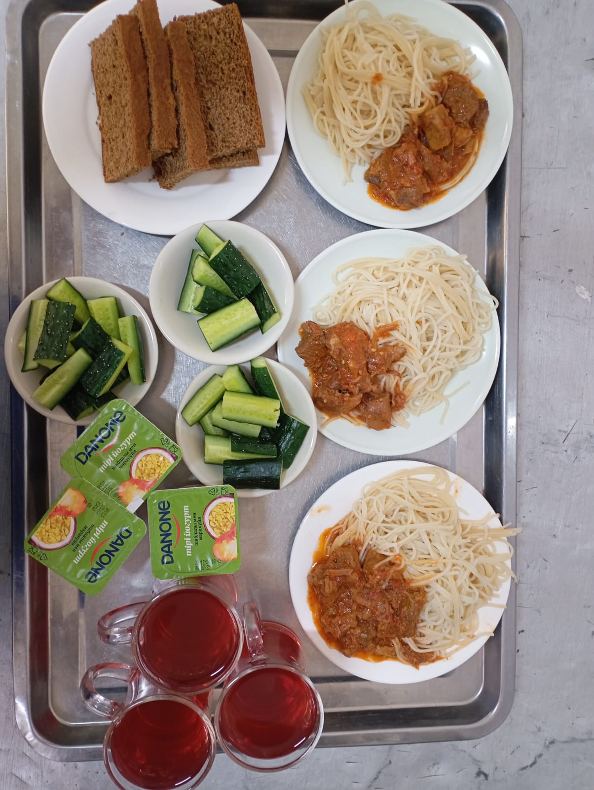 Тағамдардың фотосуреті және мәзір