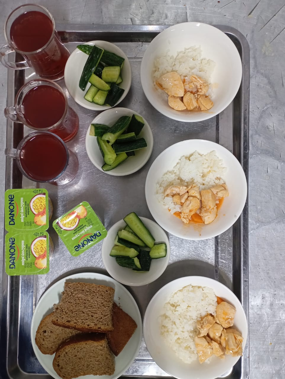 Тағамдардың фотосуреті және мәзір