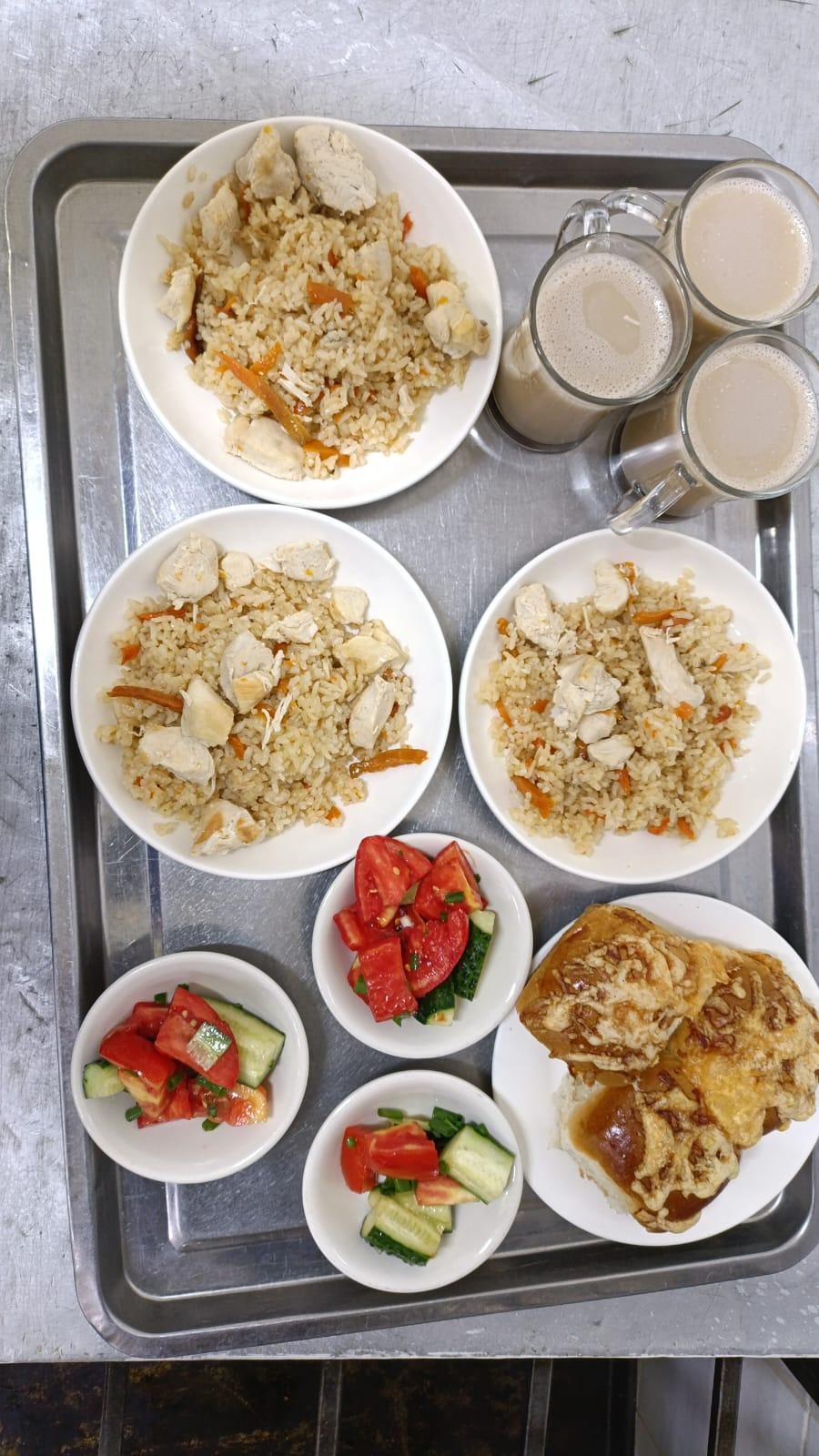 Тамақтың фотосы мен мәзірі